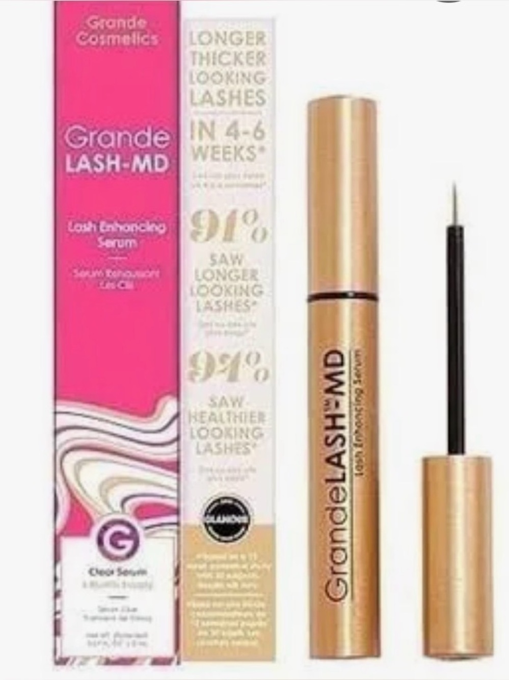 Grande lash 3 months supply eye lash serum.